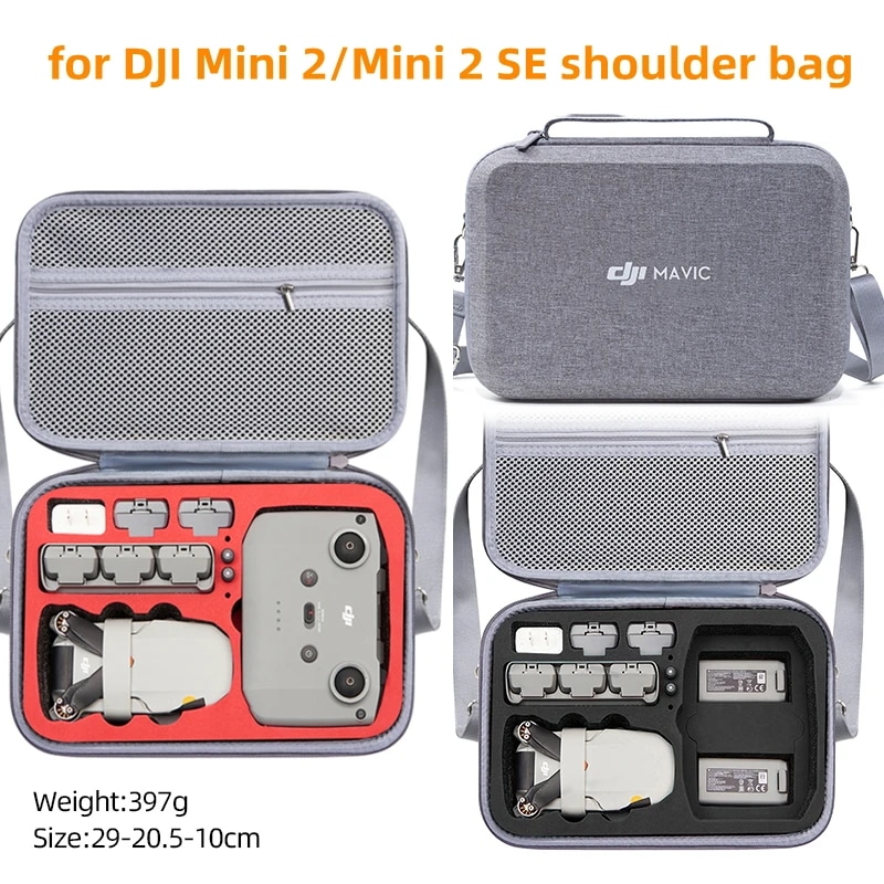 Dji mini 2/mini 2 se用の防水ショルダーバッグ,耐落下性,収納バッグ,アクセサリー