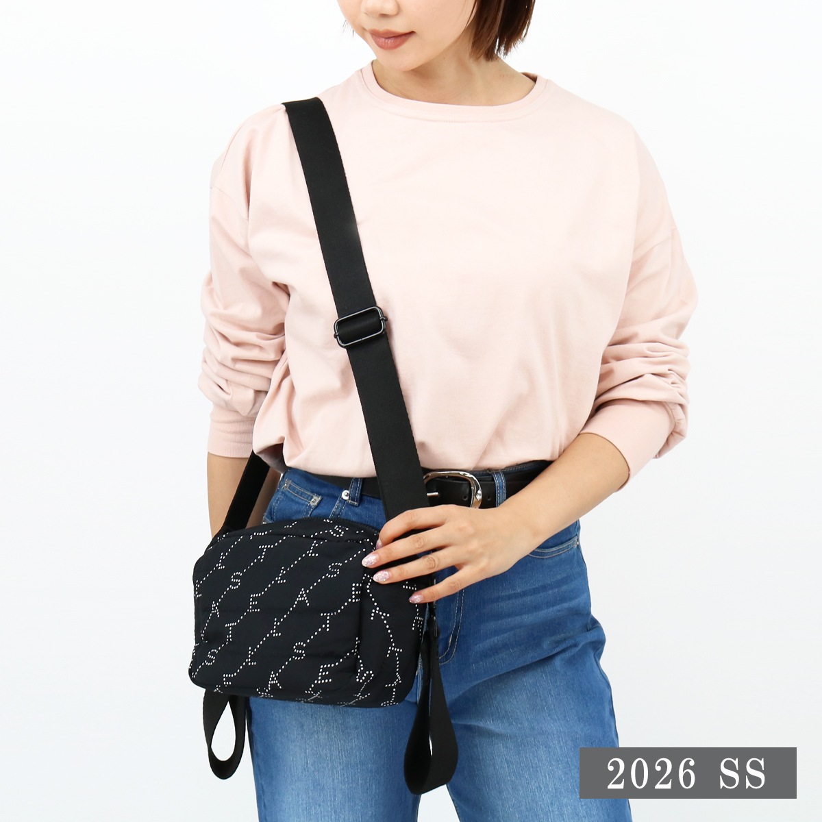 キッズ TY0538 Z3652 ショルダーバッグ マザーズバッグ レディース ガールズ ナイロン ロゴ ブランド