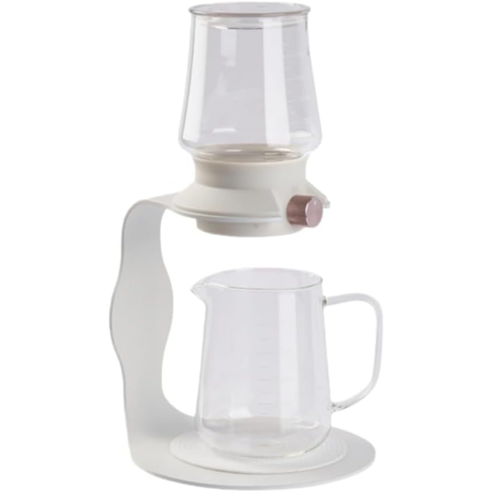KuBen 茶こし付き 怠惰なティーポット 紅茶 緑茶 フルーツティー リーフティー耐熱ガラスティーセット 中国茶器セット ティーメーカー ティーポット 380ml/600ml 大容量 (ホワイト 3 9,346円