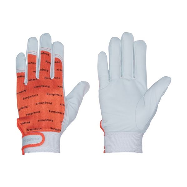 （まとめ）ペンギンエースジャパン エレカー（オレンジ/フリーサイズ） TH-507 1双[x3]