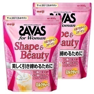 ザバス for Woman シェイプ＆ビューティ ミルクティー風味 900g2個セット
