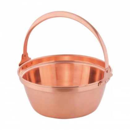 丸新銅器 銅 山菜鍋(内側錫引きなし) 30cm ASV01030