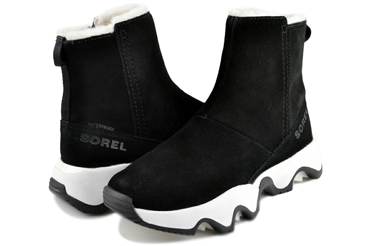 キネティック インパクト ショート ブーツ ウォータープルーフ ブラック シーソルト ノワール セル ドゥ メール nl5196-010 15,599円