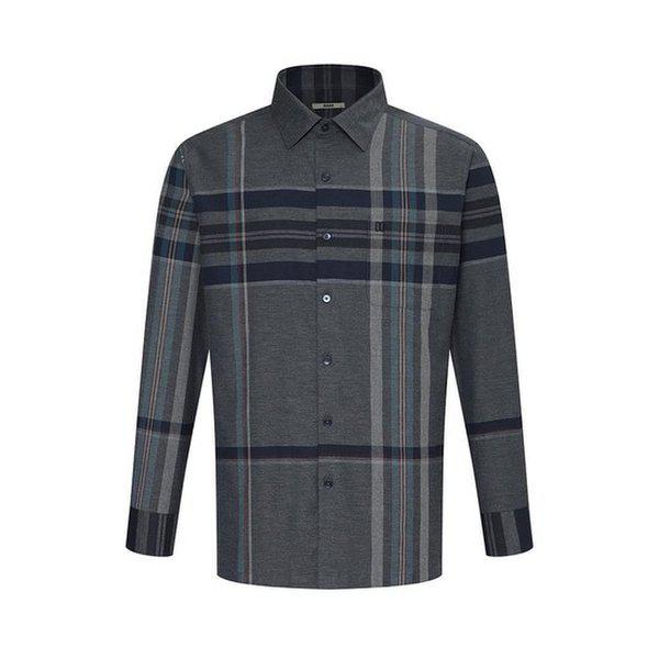 混紡スーパービッグチェックシャツ レギュラー핏__DLA1SHCL102N1