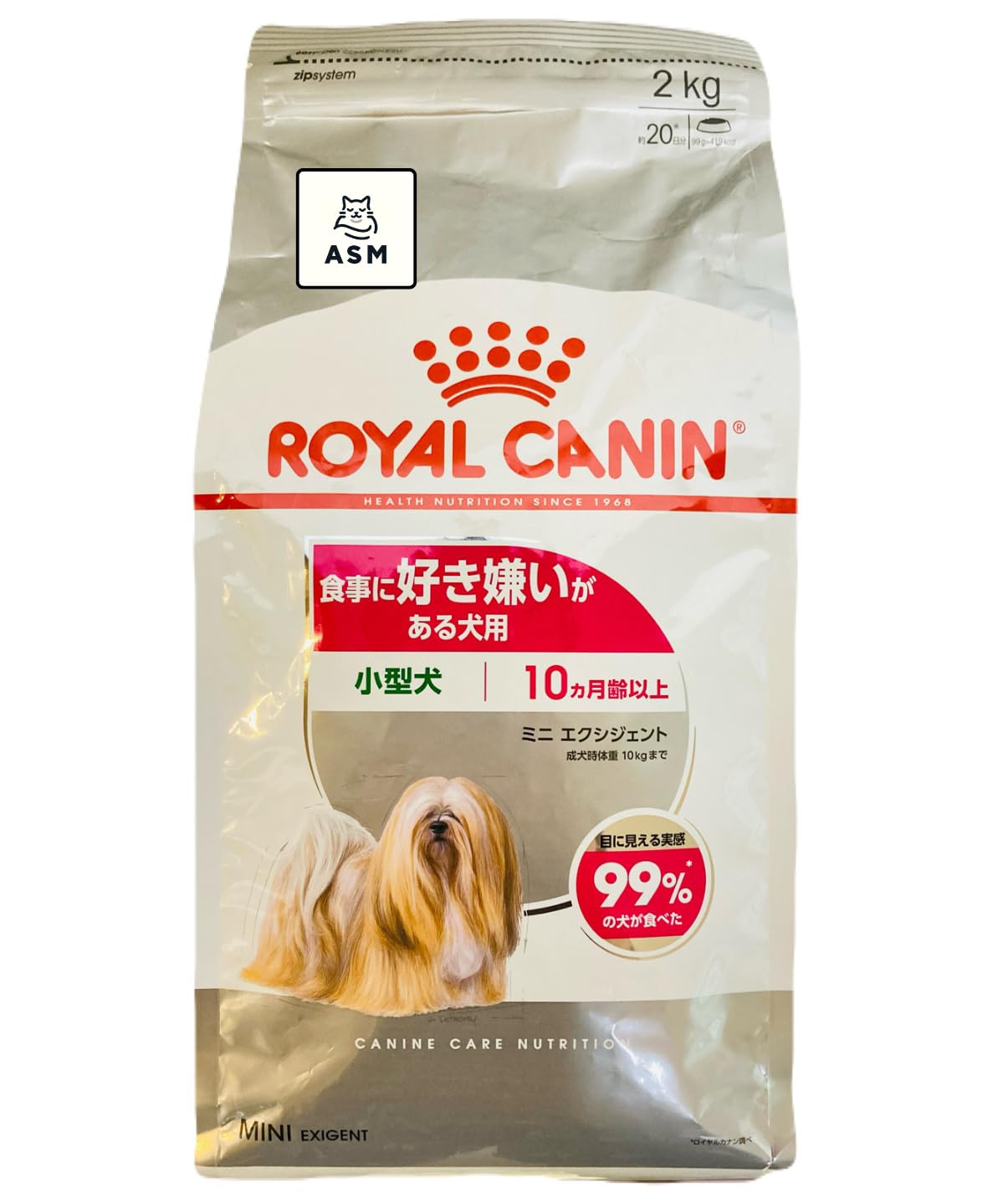 ロイヤルカナン ミニ エクシジェント 食事に好き嫌いがある犬用 成犬高齢犬用 オリジナルロゴステッカー付 ドッグフード 小型犬 2kg