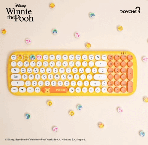 ディズニーフー/ピグレットワイヤレスキーボード/マウス