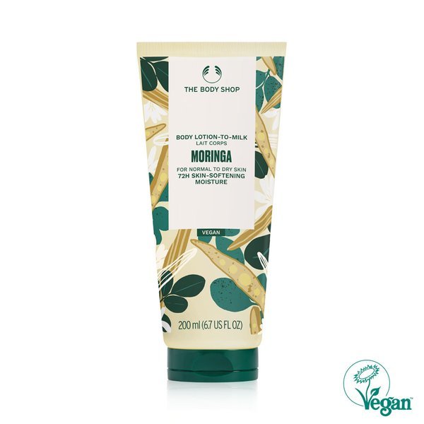 【The body shop】 モリンガ ボディ ローション ツーミルク 200ML