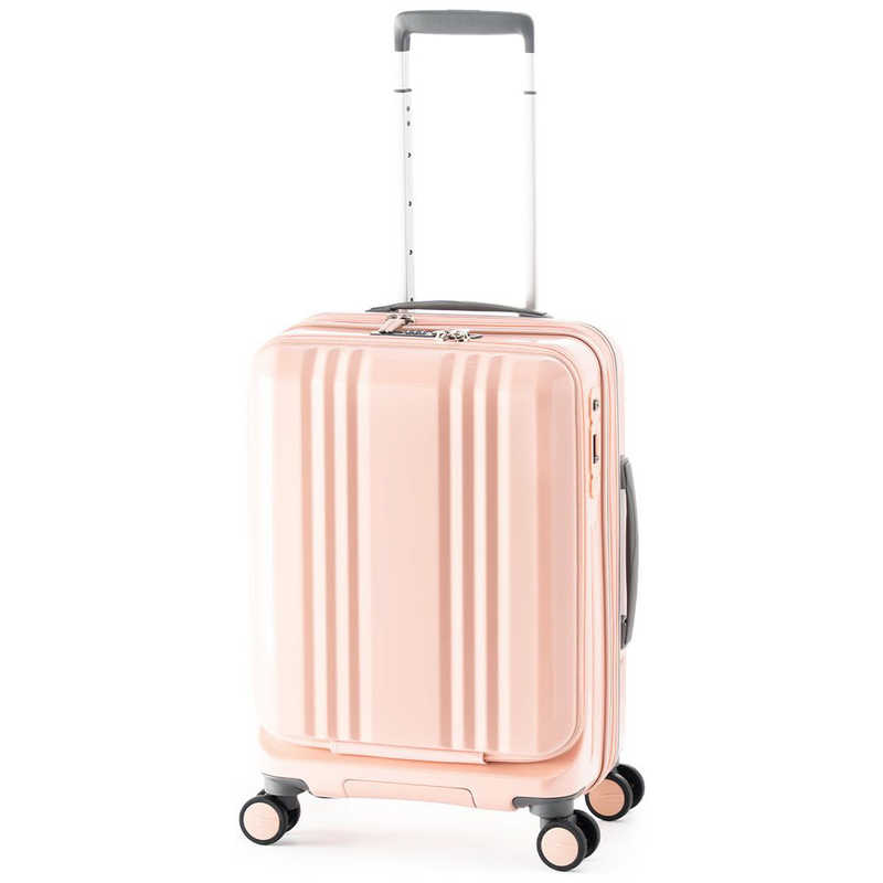 A.L.I　ハードキャリー デカかるEdge フロントオープンタイプ コーラルピンク [TSAロック搭載 /37(+7)L /1泊～2泊]　ALI07718FW