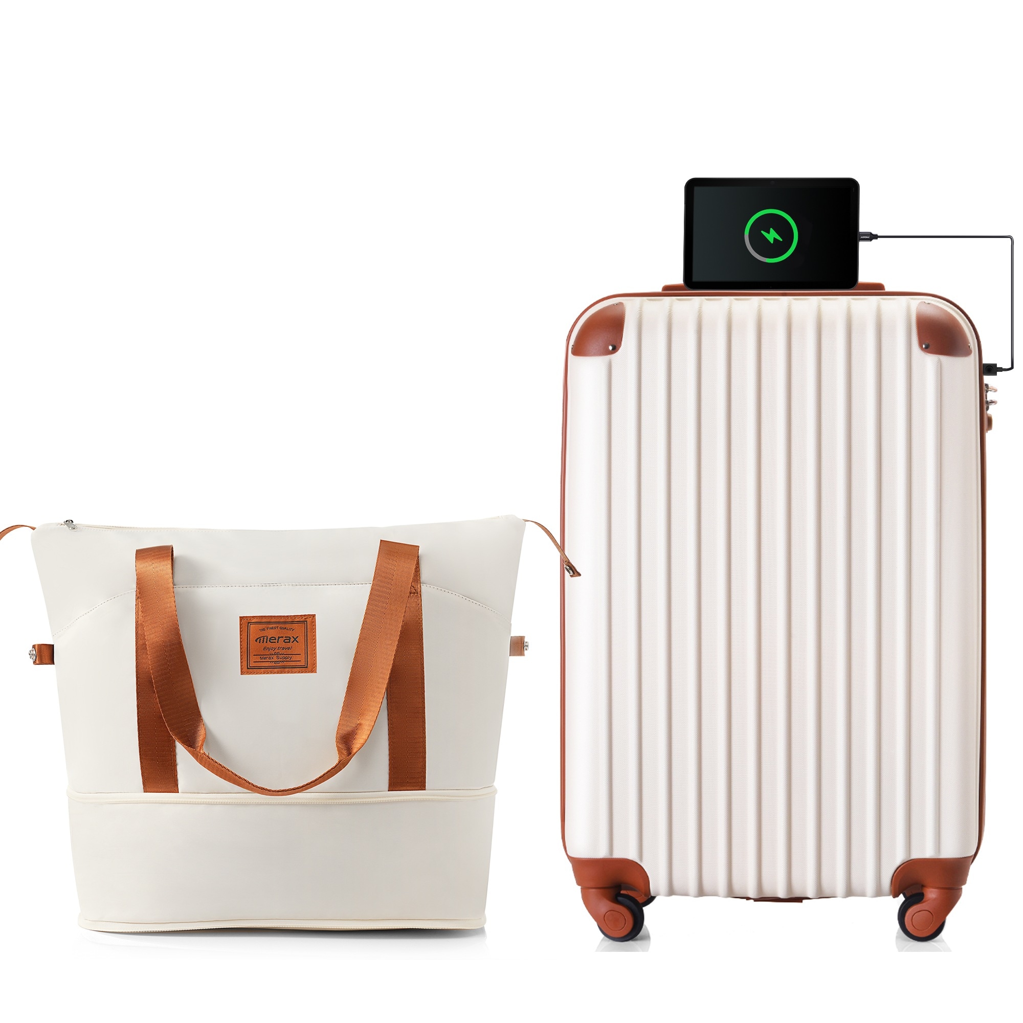 スーツケース Sサイズ USB充電ポート付き ドリンクホルダー付き キャリーケース キャリーバッグ 2日 3日 小型 TSAロック搭載 トートバッグ ハンドバッグ レディース バッグ 手提げ 大容量