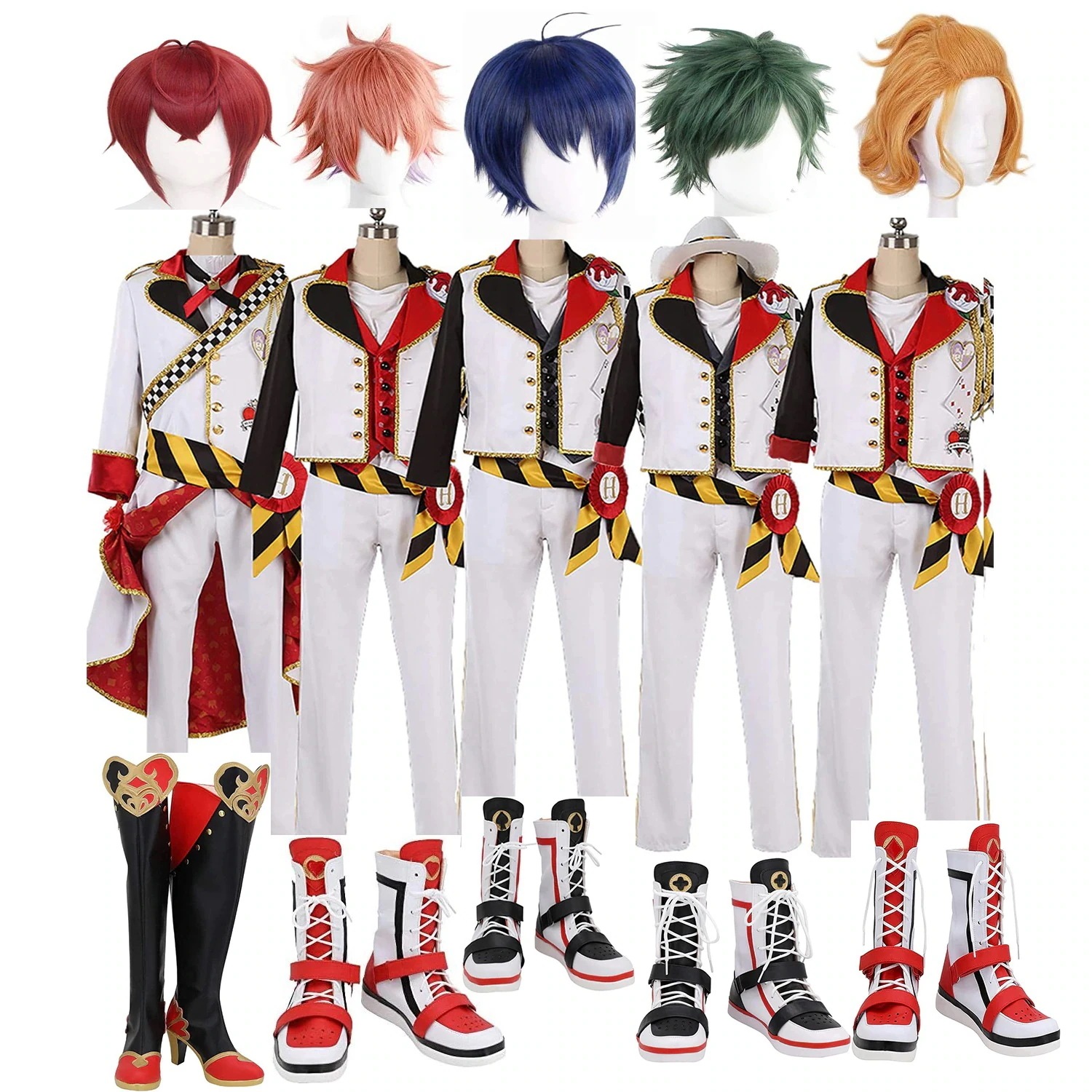 ツイステ リドル エース デュース トレイ ケイト ハーツラビュル寮 寮服 衣装 コスプレ衣装 クリスマス ハロウィン