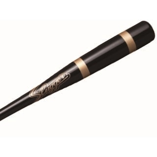 ノックバットブラック/ゴールド 木製トレーニングバット (BAT-834)