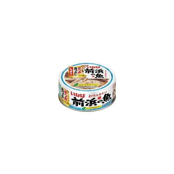 【1ケース】【お取り寄せ対象品】前浜の魚 かつお丸つぶし しらす入り 115g[いなばペットフード いなば 前浜の魚] *48個