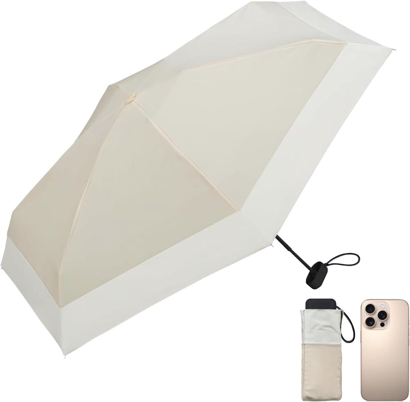 折りたたみ日傘 149g超軽量 JIS認証 UVカット UPF50+ 遮光遮熱 日焼け防止 熱中症対策 6本骨 撥水耐風 晴雨兼用 小型コンパクト 携帯便利