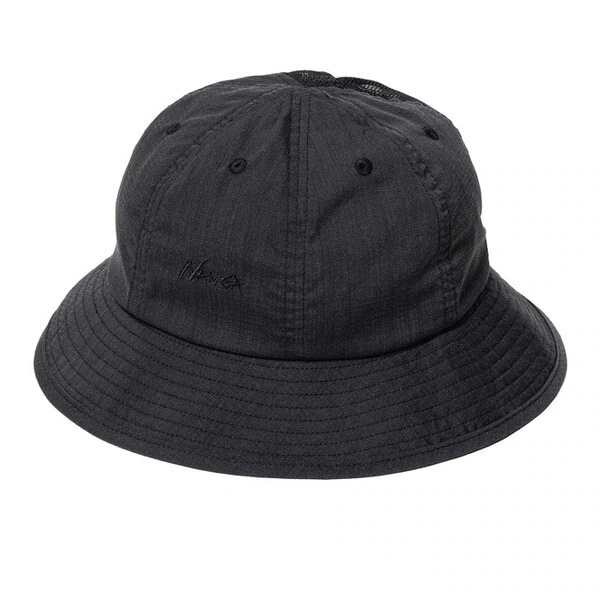 ナンガ HINOC RIPSTOP UT 7PANEL HAT BLK FREE N2502-3B201A N0004835 ハット