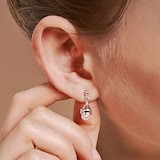 Qoo10] Hei cubic thin hoop earr