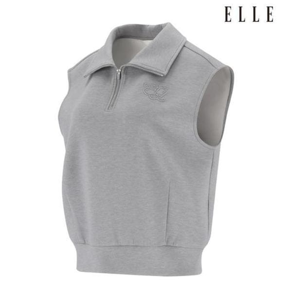 ゴルフ セーブゾーン01 女性ロゴ刺繍ポイント ハーフジップ ベスト 6L25701 932 (45730084)