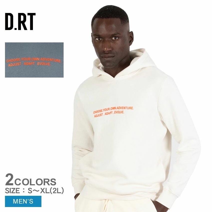 D.RT ADVENTURE HOODIE AHI0333 AHE0333 メンズ スウェット トレーナー トップス プルオーバー フード 長袖 シンプル カジュアル おしゃれ