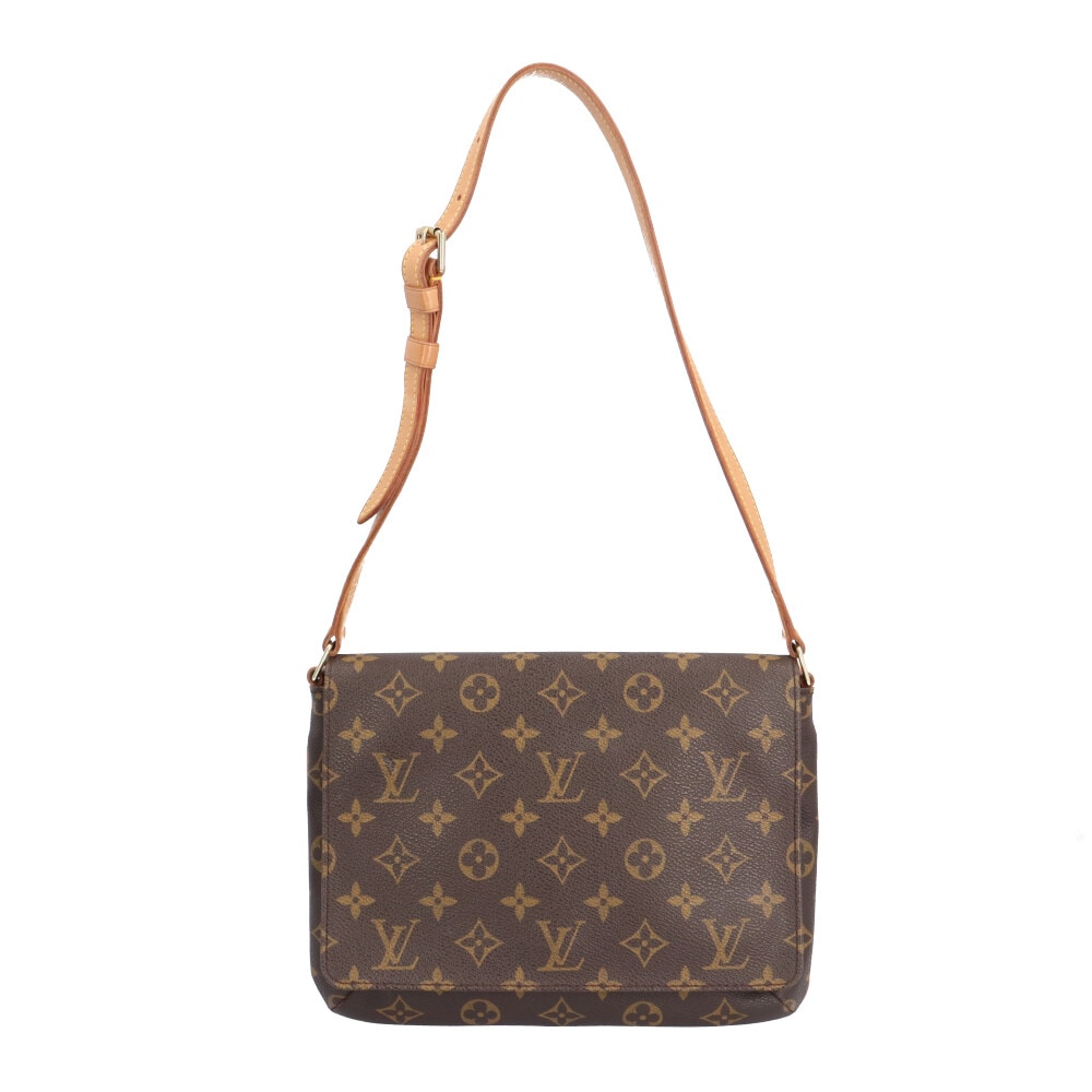 ルイヴィトン ミュゼットタンゴ ショート モノグラム ショルダーバッグ モノグラムキャンバス M51257 ブラウン LOUIS VUITTON 中古