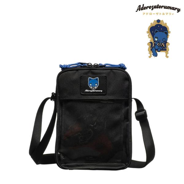 【クリックポスト/時間指定不可】【Adorozatorumary】 140-40 縦型 ミニショルダーバッグ サンリオ ado コラボ 推し活 痛バッグ ライブ レディース ブラック