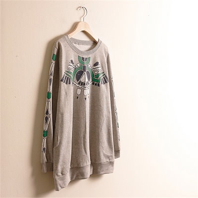子供ウーマンインカ捺染マンツーマンMN1609ビックサイズ /ラウンドTシャツ/ Tシャツ/韓国ファッション 子供ウーマンインカ捺染マンツーマンMN1609ビックサイズ /ラウンドTシャツ/ Tシャツ/韓国ファッション