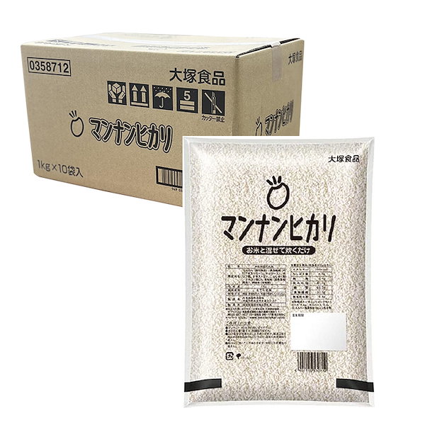 業務用　Qoo10]　大塚食品　マンナンヒカリ　1kgX10袋