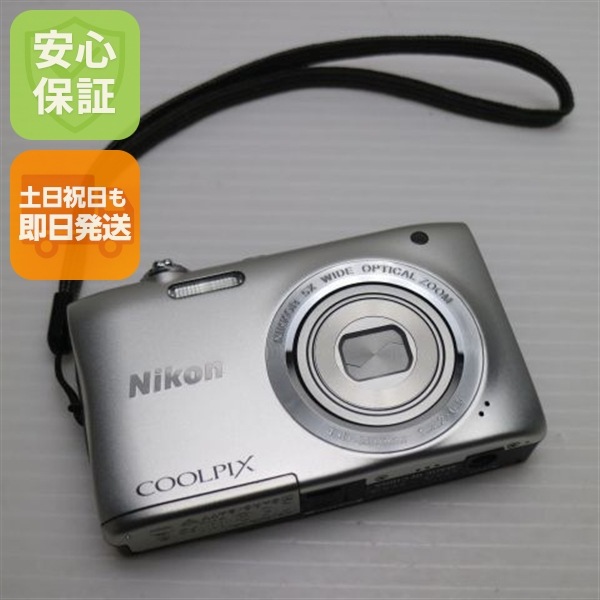 新品同様 COOLPIX S2900 シルバー コンデジ Nikon 38