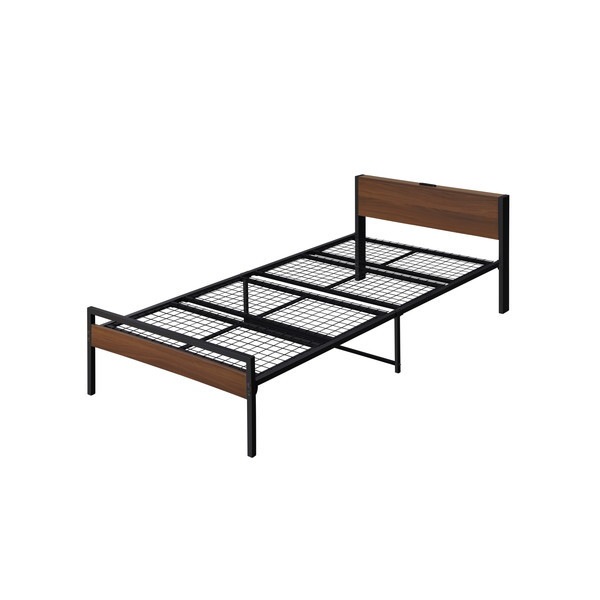 WPB-Sブラック 宮付きウッドパイプベッドS メーカー直送 17,531円