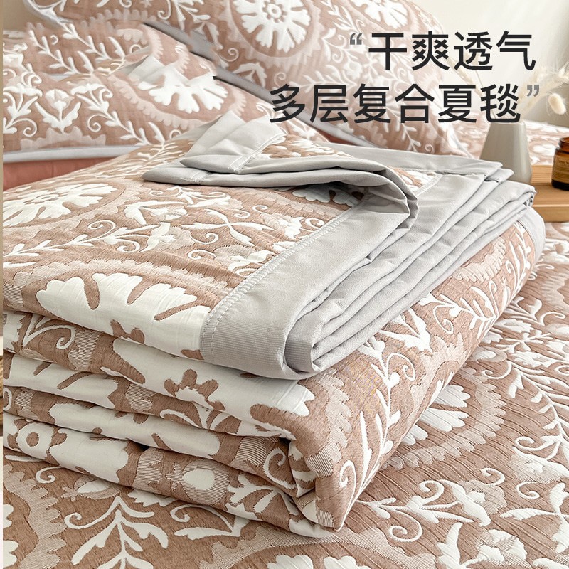 夏のマルチ層複合夏のブランケットタオルキルトガーゼソファブランケットカバーブランケットランチブレークブランケットエアコン睡眠睡眠睡眠睡眠睡眠 5,018円