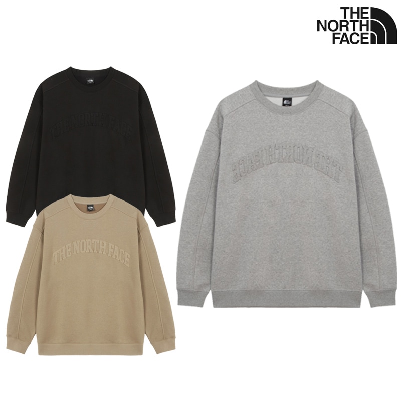 NM5MR54 MS KINETIC FLEECE SWEATSHIRTS 25FW 新作 フリース セミルーズフィット ロゴ刺繍 秋冬 デイリー 通学 通勤 ユニセックス コーデ提案 パンツ デニム