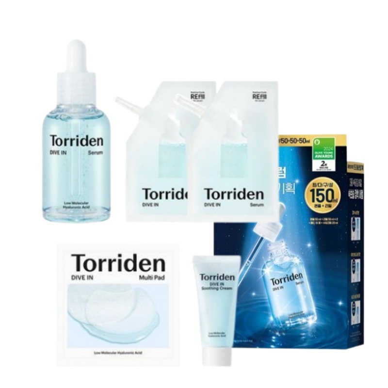 [4年連続受賞:速乾保湿セラム]ダイブインセラム50ml トリプルアワード限定企画(+ダイブインクリーム20ml+ダイブインパッド10枚) [しみ 毛穴ケア, 韓国コスメ, スキンケア,