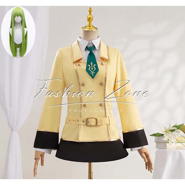 コードギアス 反逆のルルーシュ 風 シーツー C.C. ミレイアッシュフォード 制服 コスプレ衣装 ウィッグ cosplay ハロウィン 演出服 変装