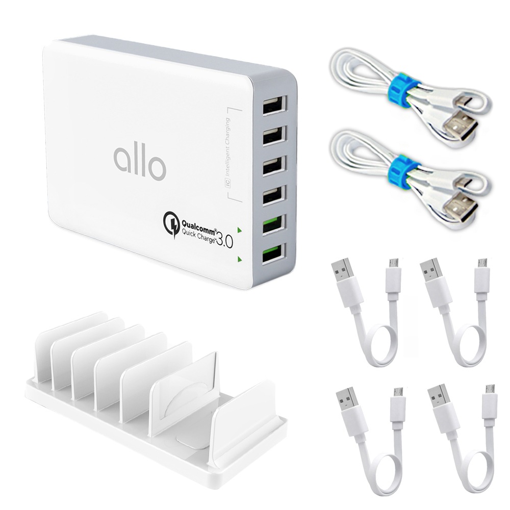 （TF018）卵コリア6ポート高速マルチ充電器CタイプのパッケージセットUC601QC3 /韓国発送