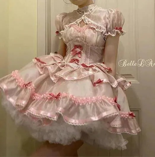 プレミアム 初恋ドレス 女性 レトロ 重工業 スウィート プリンセススカート メイド コスプレ ロリータ ドール メガ割