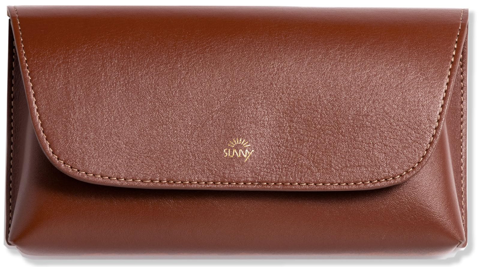 Iroha Publishing ペンケース いろは出版ペンケース 筆箱 本革 革製品 SUNNY FLAT PEN POUCH L-LSLP-L-01 ブラウン