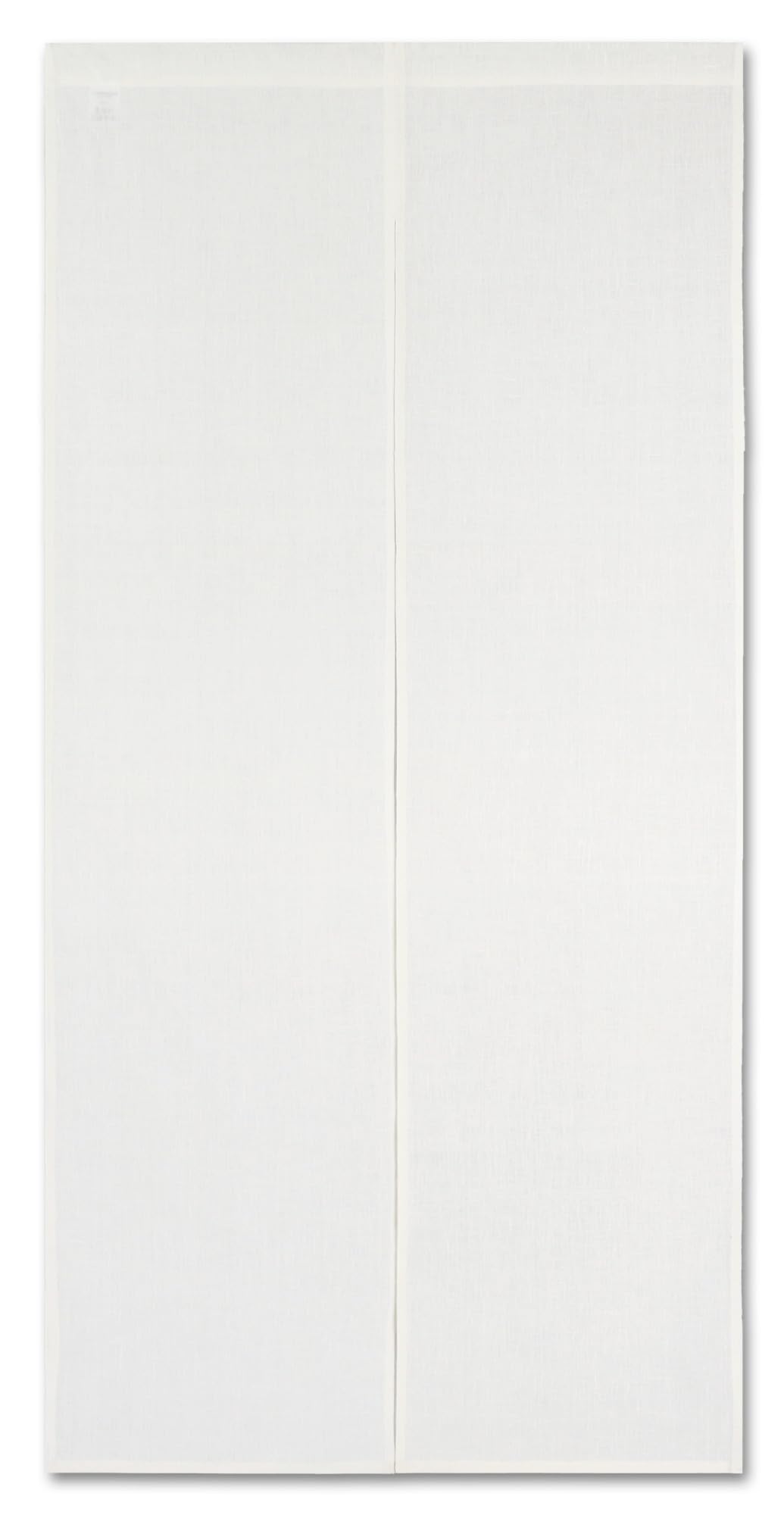 のれん ロング おしゃれ リネン100％ Sunnyday Fabric 麻リネン ホワイト 無地 約85cm幅×170cm丈