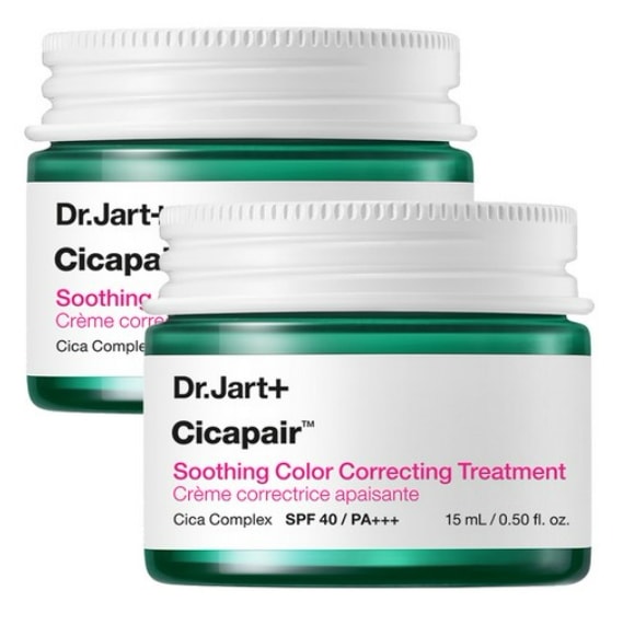 【1+1】シカペア スージング カラー コレクト トリートメント 15ml x 2個 (SPF40 PA+++ /スキンケア成分/ 赤みカバー/ 肌バリアケア)