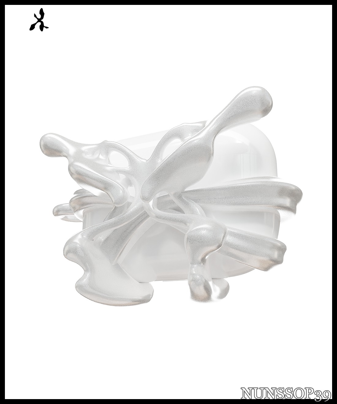 ANDAASH Airpods Bon White Satin