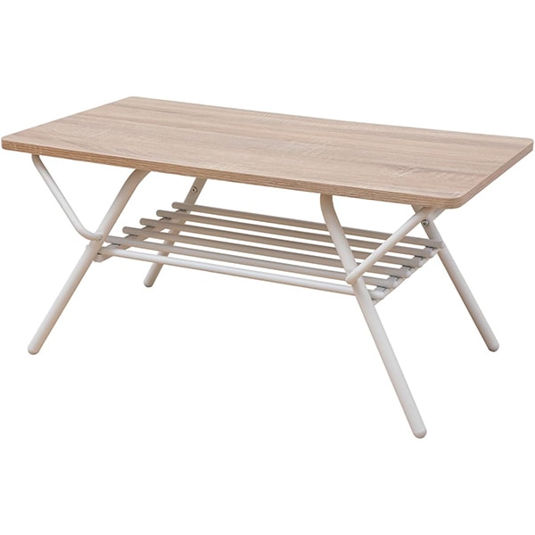 サン・ハーベスト 折れ脚式センターテーブル SIN-750 NA ナチュラル メーカー直送