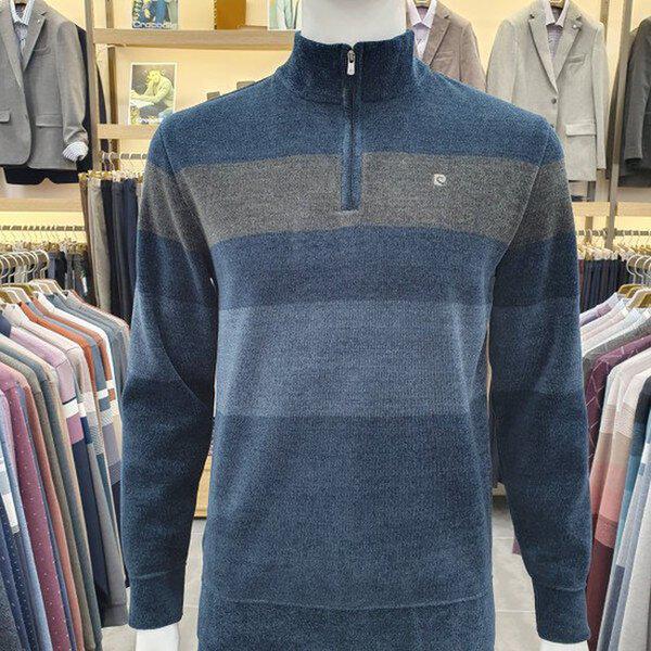 冬の新作 シェニール ハーフジップ 起毛ボンディングPOKR4903343_SH