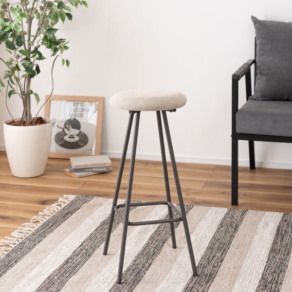 PC-18LGY ライトグレー ハイスツール メーカー直送