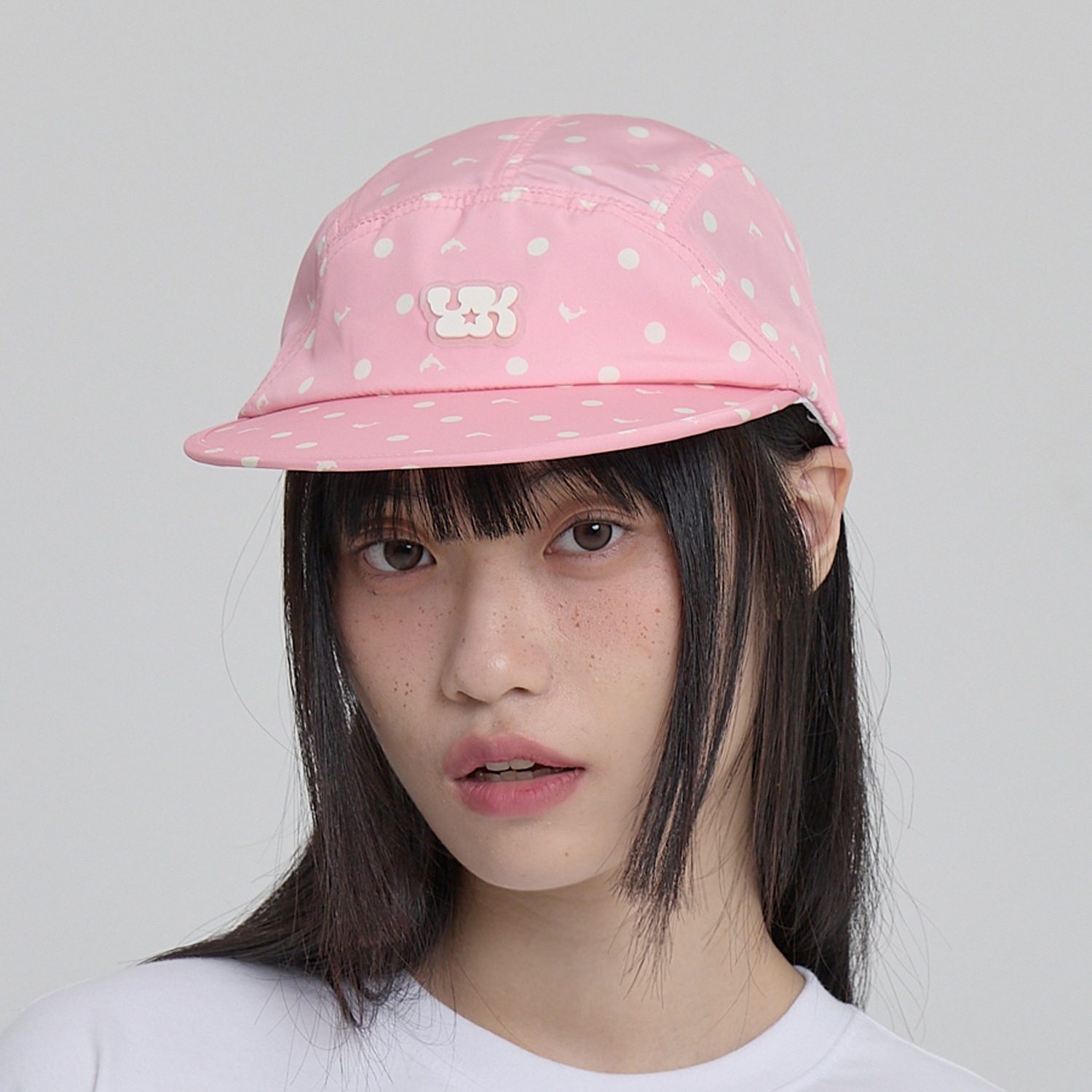 Dolphin Dot Duck Cap PINK