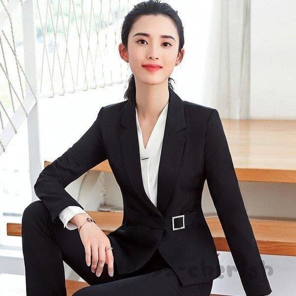最安値 卒業式スーツパンツスーツレディース代30代40代パンツスーツビジネスオフィスolママスーツセットアップフォーマル転職面接学校行事 その他 スーツ Size L Imepac Edu Br
