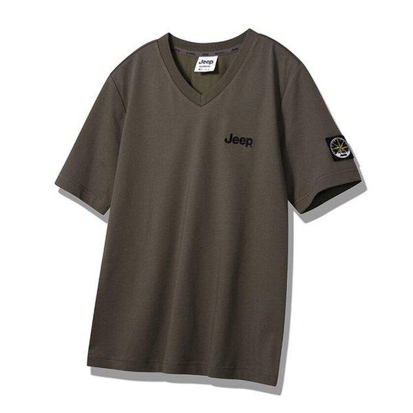 Vネック半袖Tシャツ JQ8TSU401KH