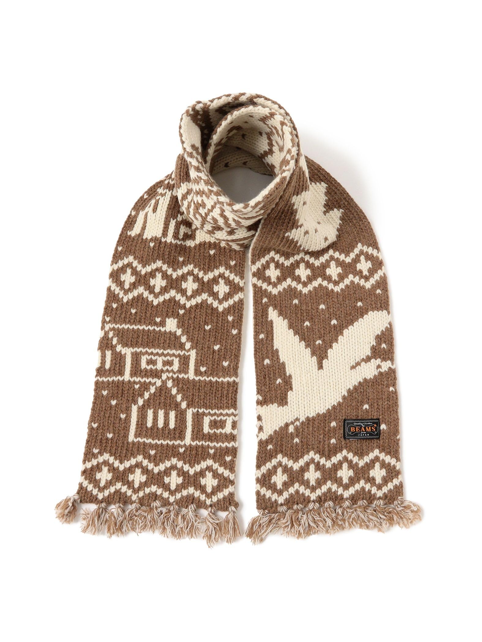 [ビームスプラス] スカーフ・マフラー Muffler Jacquard Nordic Pattern メンズ 38450102432