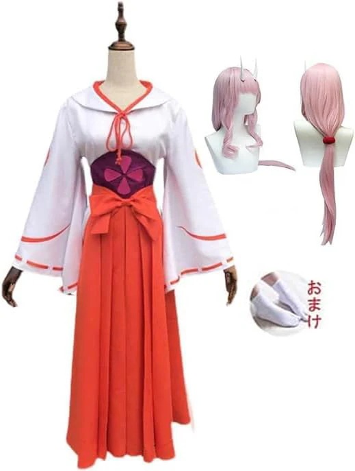 大人気シュナ 朱菜 大鬼族 コスプレ衣装 衣装+角+ウィッグ イベント 仮装 ハロウイン クリスマス 文化祭