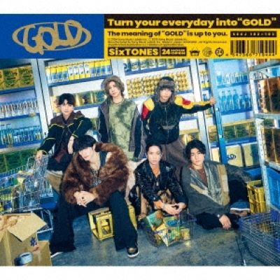 特典付き SixTONES GOLD CD+DVD 初回盤B 新品未開封 J-POP
