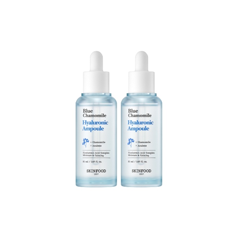 ブルーカモミールヒアルロニックアンプルダブルセット