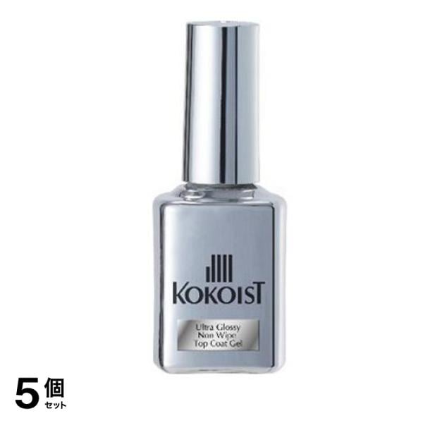 KOKOIST(ココイスト) ウルトラグロッシーノンワイプトップコートジェル 15mL 5個セット