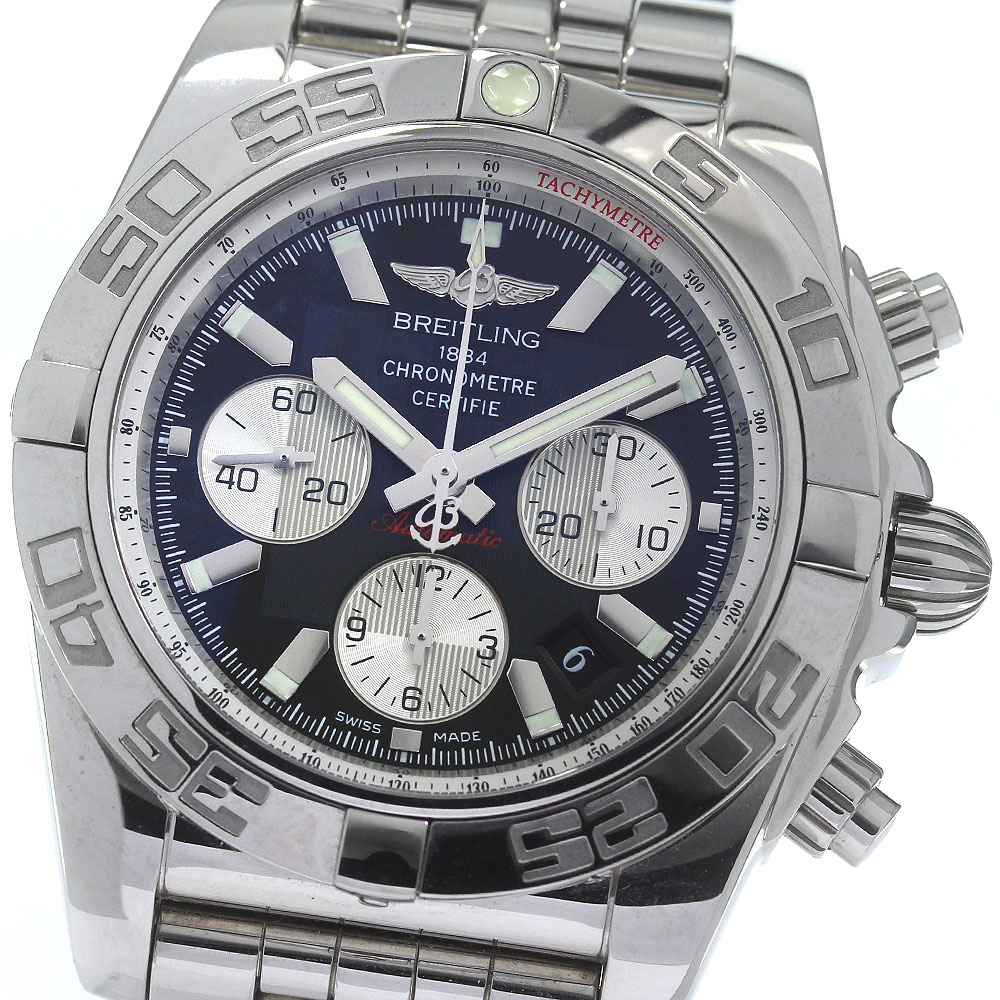 ブライトリング BREITLING AB0110 クロノマット 44 自動巻き メンズ 良品 保証書付き_831630【中古】