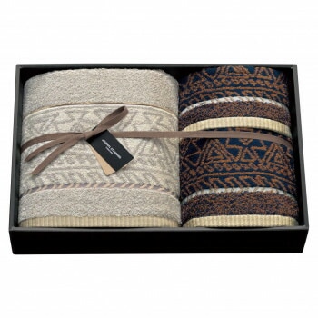 JOURNAL STANDARD FURNITURE クエスト タオルギフト バスタオル/フェイスタオル/ウォッシュタオルx各1 FJS-5061